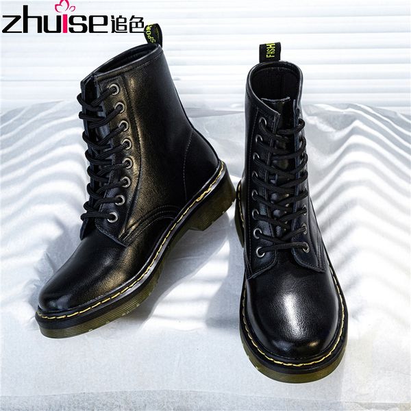 boots women's 2021 autumn and winter mid-tube thick-soled female british style thick heel leather shoes, Black
boots women's 2021 autumn and winter mid-tube thick-soled female british style thick heel leather shoes, Black