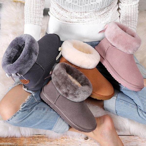 zuzi snow boots 2020 warm fur plush insole women winter bow ankle boots women's shoes genuine cowhide leather winter shoes woman, Black
zuzi snow boots 2020 warm fur plush insole women winter bow ankle boots women's shoes genuine cowhide leather winter shoes woman, Black
