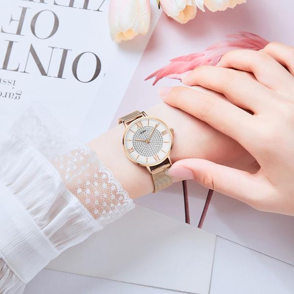 woman watches rose gold watch women quartz waterproof women's wristwatch ladies girls watches clock, Slivery;brown
woman watches rose gold watch women quartz waterproof women's wristwatch ladies girls watches clock, Slivery;brown