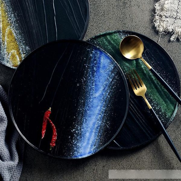 large japanese style dinner plate flat ceramic sushi plate domestic commercial steak dish plate household dinnerware tableware t200430
large japanese style dinner plate flat ceramic sushi plate domestic commercial steak dish plate household dinnerware tableware t200430