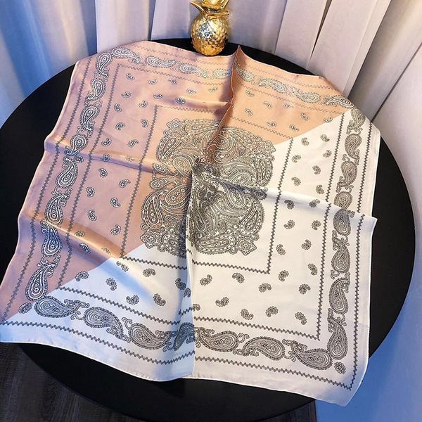 women cashew painting foulard euro neckerchief square scarves paisley print female bandana office lady headband, Blue;gray
women cashew painting foulard euro neckerchief square scarves paisley print female bandana office lady headband, Blue;gray