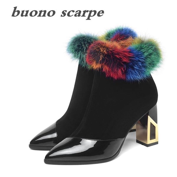 2020 winter new velvet female high heel fashion female full leather fur boots, Black
2020 winter new velvet female high heel fashion female full leather fur boots, Black