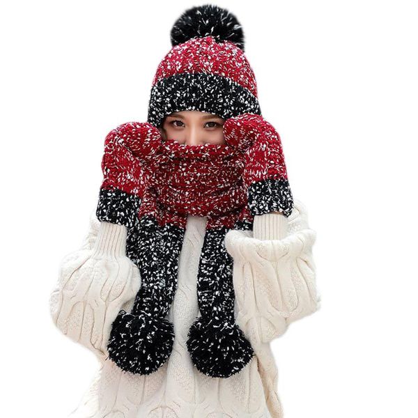 3pcs beanie women men knitted winter hats for women men pompon warm beanie skullies hat scarf gloves set, Blue;gray
3pcs beanie women men knitted winter hats for women men pompon warm beanie skullies hat scarf gloves set, Blue;gray