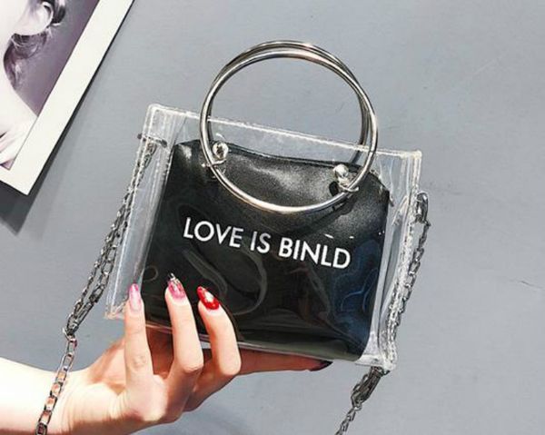 super fire jelly transparent small bag female 2020 summer new tide ring wild fairy messenger chain bag selling
super fire jelly transparent small bag female 2020 summer new tide ring wild fairy messenger chain bag selling