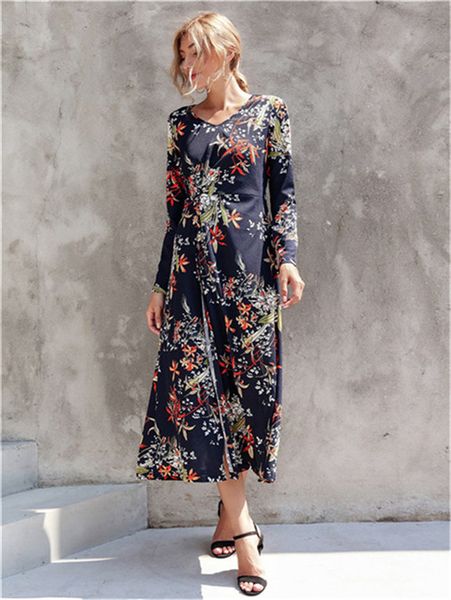 цветочные женщин дизайнерские платья тонкий v шеи сплит с длинным рукавом одежда женщин весна осень осень дамы повседневная одежда для отдых, Black;gray
цветочные женщин дизайнерские платья тонкий v шеи сплит с длинным рукавом одежда женщин весна осень осень дамы повседневная одежда для отдых, Black;gray