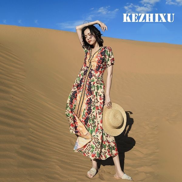 цветочные лето 2020 платье юбка пляжа skirtnew праздник с короткими рукавами пляж юбки богемной талии платье w2rio, Black;gray 
цветочные лето 2020 платье юбка пляжа skirtnew праздник с короткими рукавами пляж юбки богемной талии платье w2rio, Black;gray