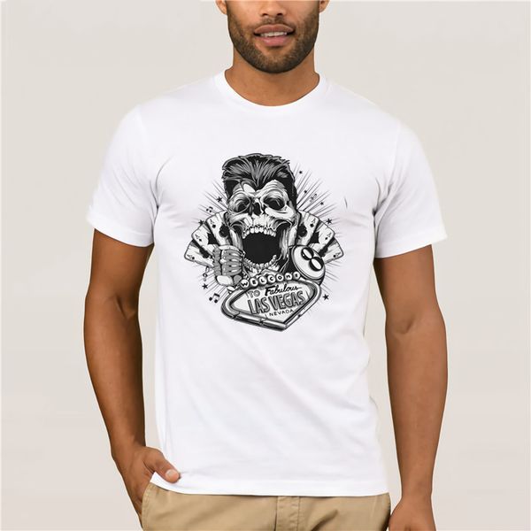 2019 fashion t shirt skull greaser design men's cartoon fun fashion summer t shirt