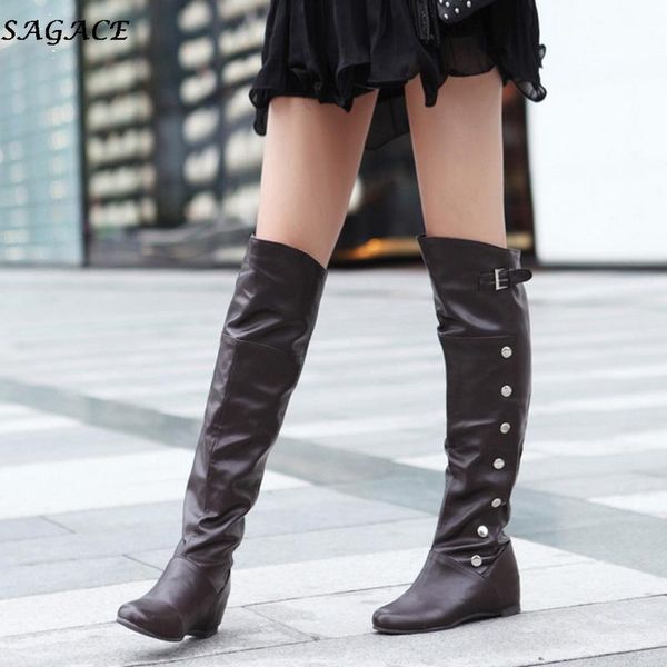 boots sagace women knee high autumn winter leather long snow fashion comfortable warm shoes woman kneeboots #4, Black
boots sagace women knee high autumn winter leather long snow fashion comfortable warm shoes woman kneeboots #4, Black