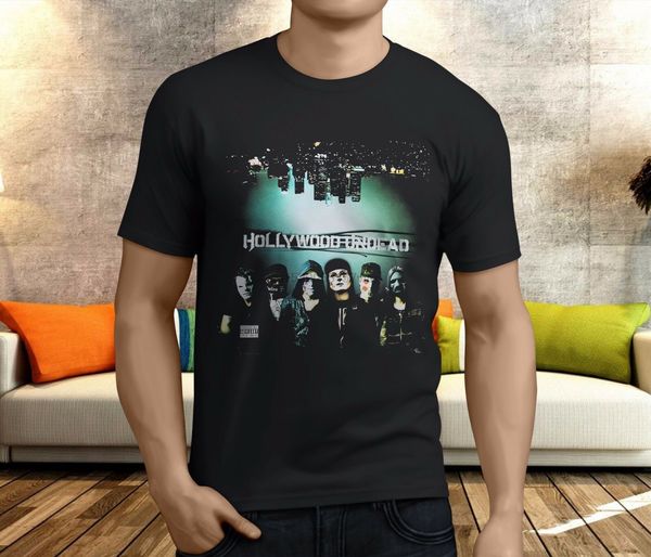 new hollywood undead hu day of the dead rap rock men black t-shirt size s-3xl