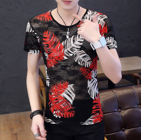 20s hollow out lace rose embroidery new design fashion t-shirt crew neck breathable male size m-3xl, White;black
20s hollow out lace rose embroidery new design fashion t-shirt crew neck breathable male size m-3xl, White;black
