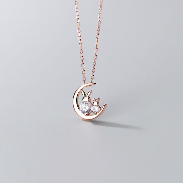 s925 sterling silver color hanging on the moon pendant necklace for women girls daughter jewelry
s925 sterling silver color hanging on the moon pendant necklace for women girls daughter jewelry