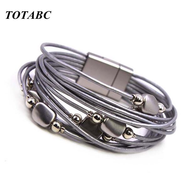 tennis fashion multilayer leather bracelet women femme cool clasp wristband wrap bracelets metal pulseira jewelry dropship, Golden;silver
tennis fashion multilayer leather bracelet women femme cool clasp wristband wrap bracelets metal pulseira jewelry dropship, Golden;silver