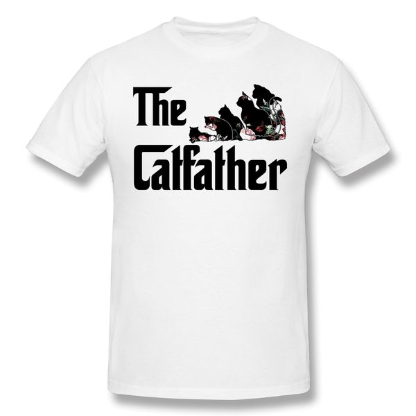 the cat father men t-shirts cotton tees pet the catfather t shirts round collar clothing
the cat father men t-shirts cotton tees pet the catfather t shirts round collar clothing