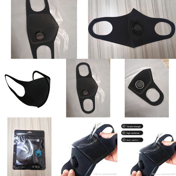 mascherine valve sponge breathing face mask washable mask pm2.5 dustproof reusable anti-du p9n8