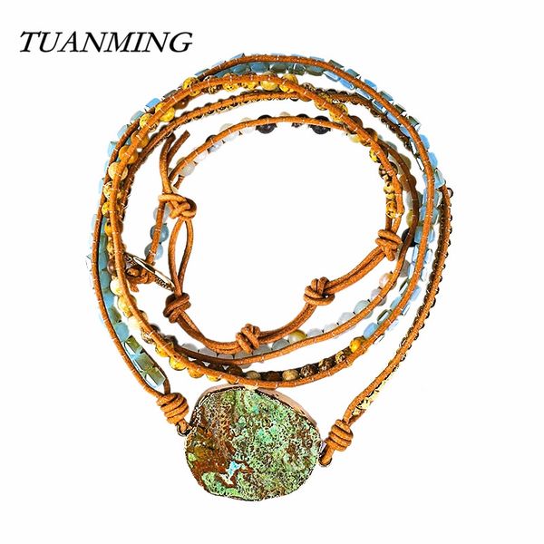 boho vintage leather bracelets natural stones charm wrap bracelets handmade boho jewelry wristband dropshipping, Golden;silver
boho vintage leather bracelets natural stones charm wrap bracelets handmade boho jewelry wristband dropshipping, Golden;silver