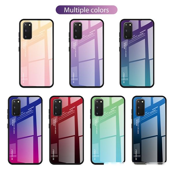 2020 fashion gradient glass phone case for samsung a60 m40 anti-fall tempered cell phone cover for samsung galaxy s20plus s20 ultra
2020 fashion gradient glass phone case for samsung a60 m40 anti-fall tempered cell phone cover for samsung galaxy s20plus s20 ultra