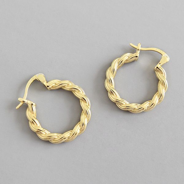 louleur 925 sterling silver weave twist earrings gold simple design elegant city style chic earrigns for women festival jewelry 200924, Golden;silver
louleur 925 sterling silver weave twist earrings gold simple design elegant city style chic earrigns for women festival jewelry 200924, Golden;silver