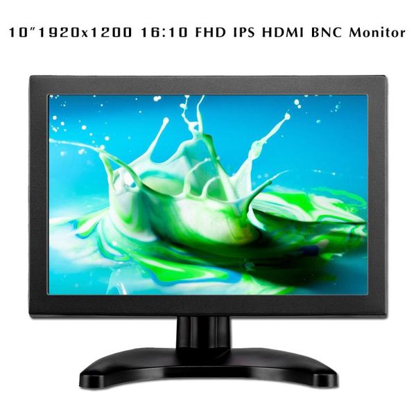 10" monitor ips 1920x1200p fhd display hdmi bnc av vga usb 16:10 built-in speaker screen for surveillance system cctv camera nvr
10" monitor ips 1920x1200p fhd display hdmi bnc av vga usb 16:10 built-in speaker screen for surveillance system cctv camera nvr