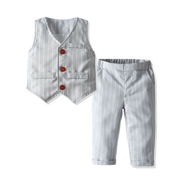 new plaid fashion autumn infant clothing set kids baby boy suit gentleman wedding formal vest tie shirt pant 2pcs clothes sets, White
new plaid fashion autumn infant clothing set kids baby boy suit gentleman wedding formal vest tie shirt pant 2pcs clothes sets, White