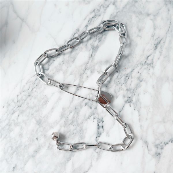 fashion metal series cold wind geometric bamboo y-shaped two-color necklace sale, Silver
fashion metal series cold wind geometric bamboo y-shaped two-color necklace sale, Silver