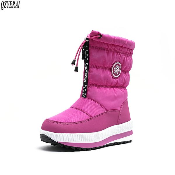 new warm waterproof women's boots outdoor warm winter boots thick-soled plush snow solid color down, Black
new warm waterproof women's boots outdoor warm winter boots thick-soled plush snow solid color down, Black