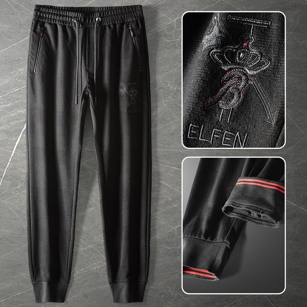 spring trousers trouserssports casual new black men's high waist sports pants men's loose feet large size stretch embroidery casua, Blue
spring trousers trouserssports casual new black men's high waist sports pants men's loose feet large size stretch embroidery casua, Blue