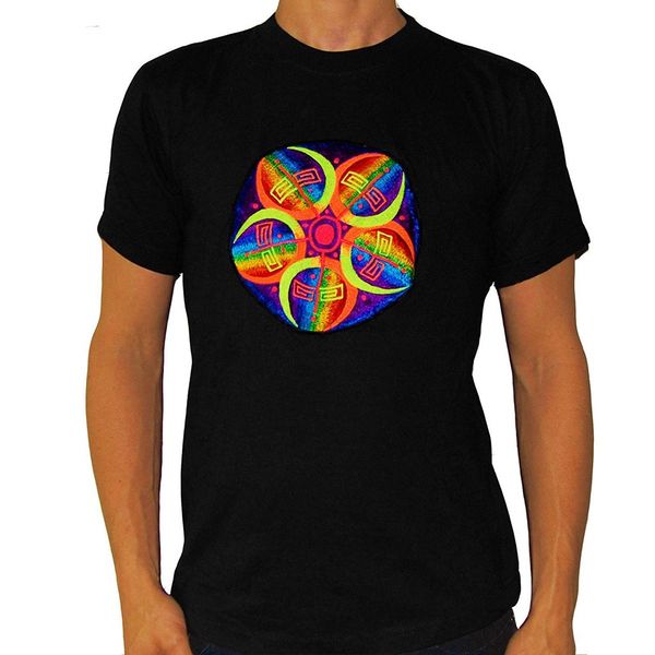 imzauberwald maya crop circle t-shirt ( flower of life on backside blacklight active ) psychedelic yantra t shirt 
imzauberwald maya crop circle t-shirt ( flower of life on backside blacklight active ) psychedelic yantra t shirt