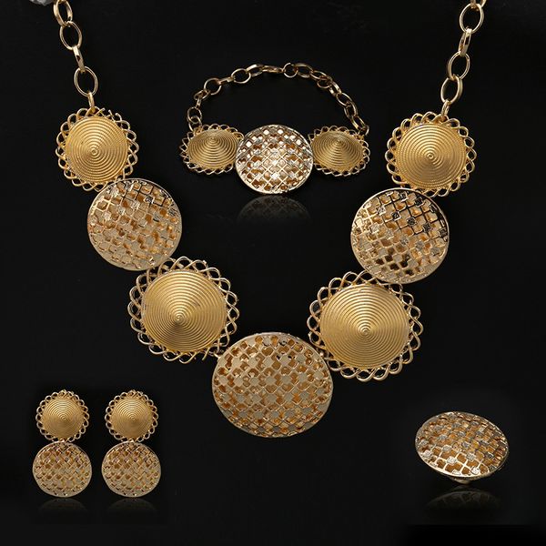 earrings & necklace fani dubai gold designer jewelry set big design nigerian wedding woman accessories fashion african beads, Silver
earrings & necklace fani dubai gold designer jewelry set big design nigerian wedding woman accessories fashion african beads, Silver