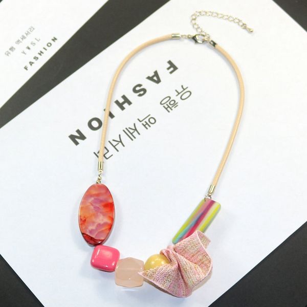chains resina abalorios colgante collares para mujeres tejido bola de colores sencillo vintage joyerÃa moda al por mayor, Silver
chains resina abalorios colgante collares para mujeres tejido bola de colores sencillo vintage joyerÃa moda al por mayor, Silver