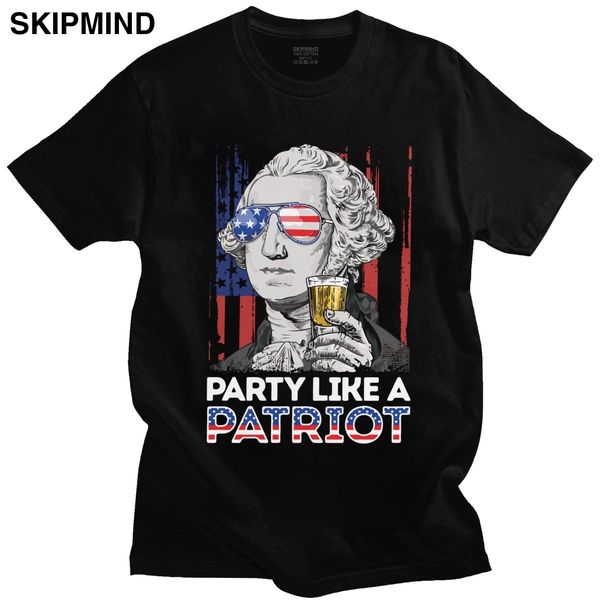 cool men t shirts george washington short sleeves cotton drink beer tee funny graphic tshirt party like a patriot t-shirt gift
cool men t shirts george washington short sleeves cotton drink beer tee funny graphic tshirt party like a patriot t-shirt gift
