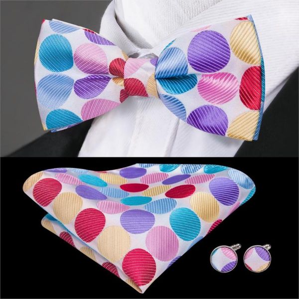 bow ties colorful bowtie for men silk set pocket square cufflinks red dots pre-tied male butterfly weddinglh-722 barry.wang, Black;gray
bow ties colorful bowtie for men silk set pocket square cufflinks red dots pre-tied male butterfly weddinglh-722 barry.wang, Black;gray