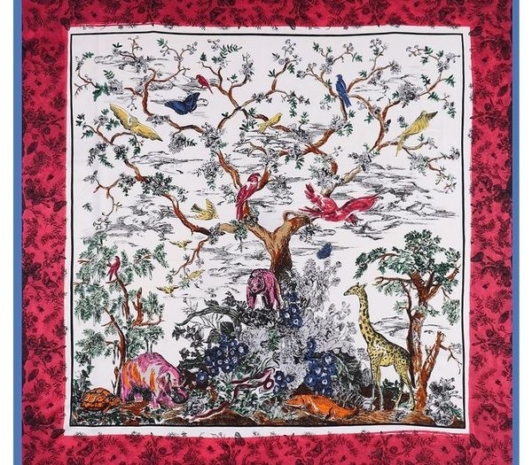 130-130 cm forest animals tree pattern woman scarf 100% silk twill kerchief matagorda shawls and wraps scarves gift, Blue;gray
130-130 cm forest animals tree pattern woman scarf 100% silk twill kerchief matagorda shawls and wraps scarves gift, Blue;gray