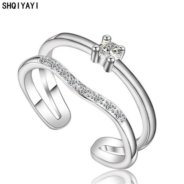 wedding rings shqiyayi ladies finger for women jewelry gift cubic zirconia korea trendy adjustable size ring 110, Slivery;golden
wedding rings shqiyayi ladies finger for women jewelry gift cubic zirconia korea trendy adjustable size ring 110, Slivery;golden