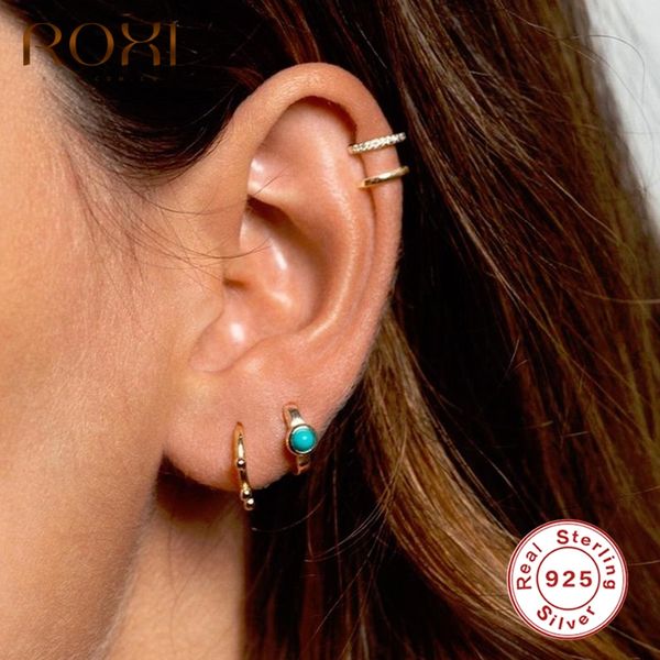 hoop & huggie roxi ins round turquoise stone earrings for women girls wedding jewelry unusual 925 sterling silver pendientes, Golden;silver
hoop & huggie roxi ins round turquoise stone earrings for women girls wedding jewelry unusual 925 sterling silver pendientes, Golden;silver