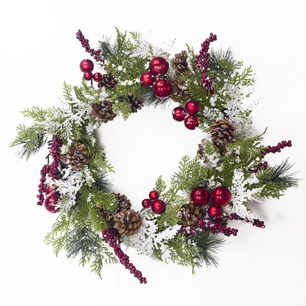 decorative flowers & wreaths realistic christmas red berries wreath holiday props garland hanging pendant store window wall decor fall pine
decorative flowers & wreaths realistic christmas red berries wreath holiday props garland hanging pendant store window wall decor fall pine