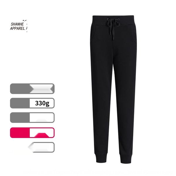 guangzhou warehouse men's casual 330g 40 pieces casual sports pantsof terry cloth sweatpants small feet closed sports pants wbdft, Blue