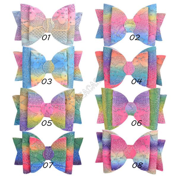 girls baby glitter hairpin bows hair clip gradient color rainbow hair pins childrens sequins barrette party hair accessories headress d9307, Slivery;white
girls baby glitter hairpin bows hair clip gradient color rainbow hair pins childrens sequins barrette party hair accessories headress d9307, Slivery;white