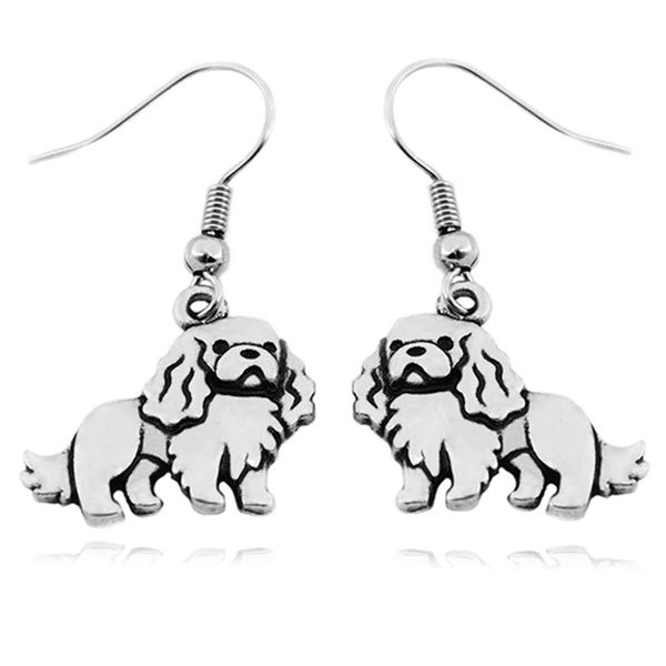 3D Vintage Cavalier King Charles Spaniel & English Toy Spaniel Dog Pet Drop Earrings Brincos Long Earrings For Women Jewellery, Silver
3D Vintage Cavalier King Charles Spaniel & English Toy Spaniel Dog Pet Drop Earrings Brincos Long Earrings For Women Jewellery, Silver