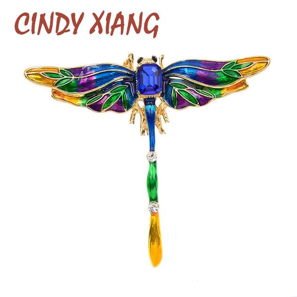 pins, brooches cindy xiang colorful crystal dragonfly for women enamel fashion insect pin autumn design coat accessories high quality, Gray
pins, brooches cindy xiang colorful crystal dragonfly for women enamel fashion insect pin autumn design coat accessories high quality, Gray