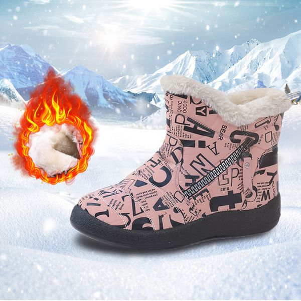 women boots 2020 fashion waterproof snow boots for winter shoes women casual lightweight ankle botas mujer warm winter, Black
women boots 2020 fashion waterproof snow boots for winter shoes women casual lightweight ankle botas mujer warm winter, Black