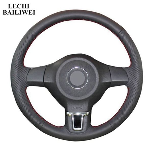 hand-stitched black artificial leather car steering wheel cover for volkswagen golf 6 mk6 vw polo mk5 2010-2013 car accessories
hand-stitched black artificial leather car steering wheel cover for volkswagen golf 6 mk6 vw polo mk5 2010-2013 car accessories