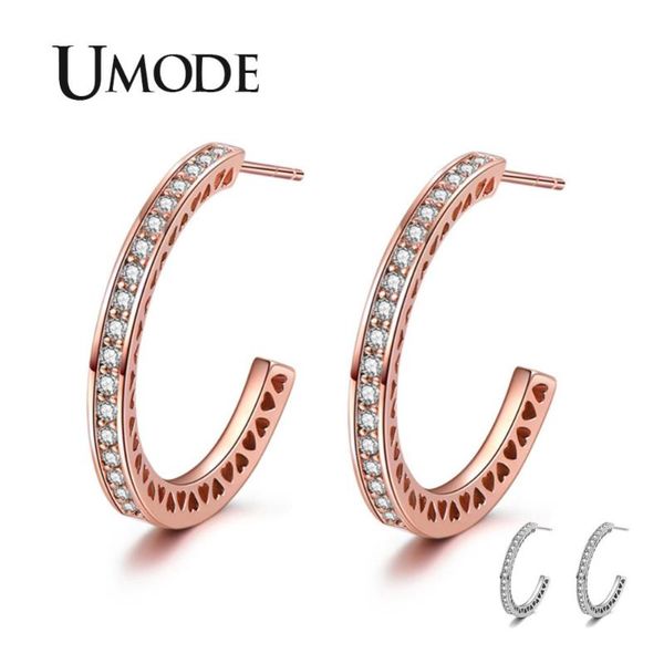 umode fashion rose gold small hoop earrings cubic zirconia hoops circle round c shape earings for women femme jewelry ue0532, Golden;silver
umode fashion rose gold small hoop earrings cubic zirconia hoops circle round c shape earings for women femme jewelry ue0532, Golden;silver