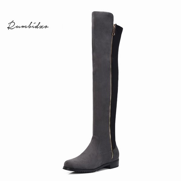 rumbidzo круглый toe зимние сапоги круглый toe мед пятки сапоги женщины flock короткие плюшевые sexy ladies над коленом high zapatos, Black
rumbidzo круглый toe зимние сапоги круглый toe мед пятки сапоги женщины flock короткие плюшевые sexy ladies над коленом high zapatos, Black