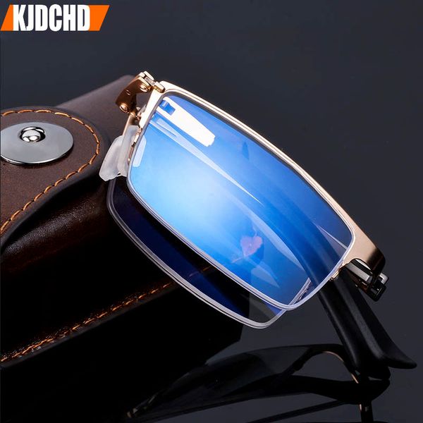 high-end business anti blue ray folding reading glasses stainless steel half eyeglasses frame optical prescription eyewear, White;black
high-end business anti blue ray folding reading glasses stainless steel half eyeglasses frame optical prescription eyewear, White;black