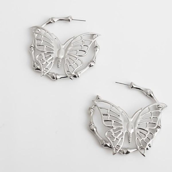 new korean butterfly earrings gothic vintage silver color big bamboo earrings for women statement fashion jewelry
new korean butterfly earrings gothic vintage silver color big bamboo earrings for women statement fashion jewelry
