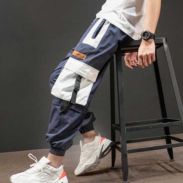 fmzxg autumn and winter functional wind legged casual pants men's loose hip-hop trend nine point pants men, Blue
fmzxg autumn and winter functional wind legged casual pants men's loose hip-hop trend nine point pants men, Blue