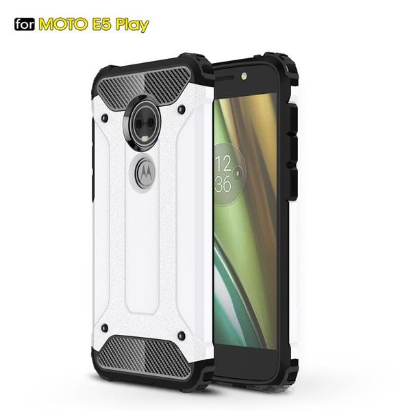 shockproof anti scratch armor phone case for moto e5 play luxury soft silicone pc hard cover shell bumper 
shockproof anti scratch armor phone case for moto e5 play luxury soft silicone pc hard cover shell bumper