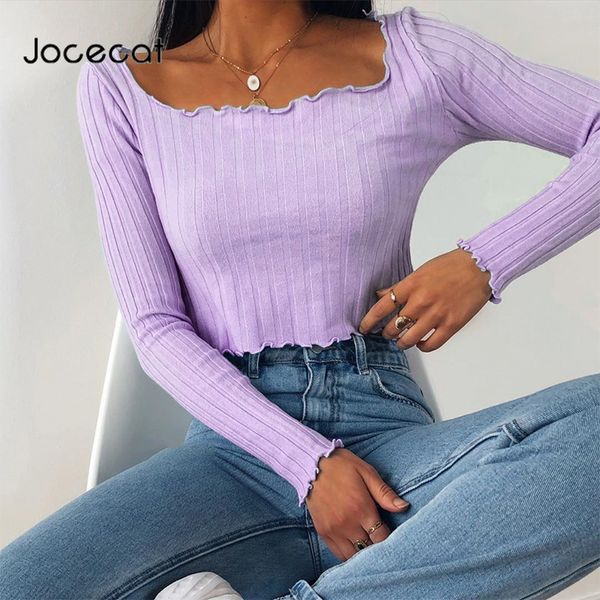 2020 autumn long sleeve basic casual t-shirt for women streetwear square collar aesthetic solid knitted shirt female, White
2020 autumn long sleeve basic casual t-shirt for women streetwear square collar aesthetic solid knitted shirt female, White