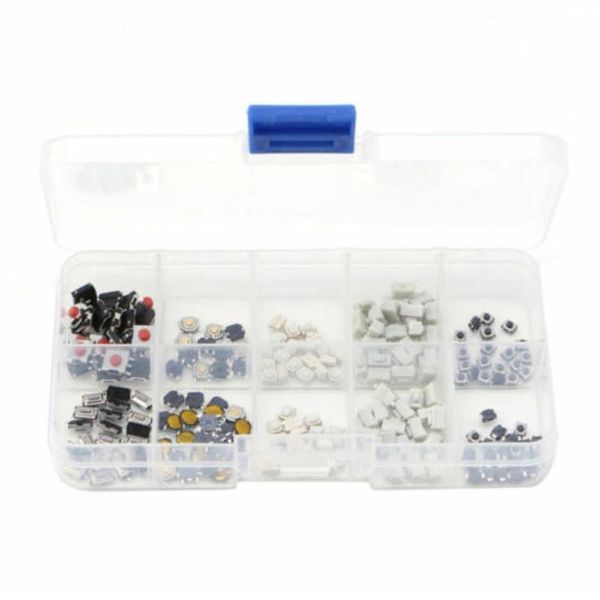 250 pcs tactile push button switch micro switch 10 models for car remote control button switches kit set key
250 pcs tactile push button switch micro switch 10 models for car remote control button switches kit set key