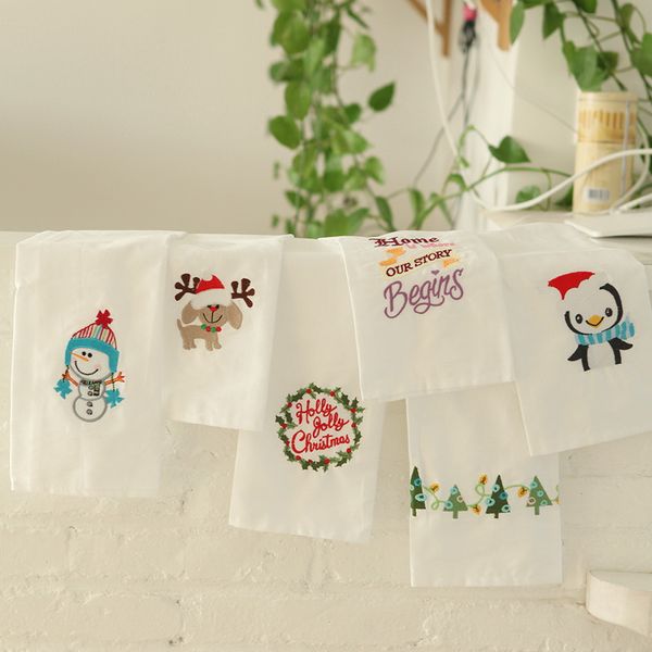 junwell 4pcs / set cotton embroidery dishtowel kitchen towel dish towel cleaning cloth seasonal table napkin
junwell 4pcs / set cotton embroidery dishtowel kitchen towel dish towel cleaning cloth seasonal table napkin